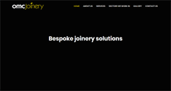 Desktop Screenshot of omcjoinery.co.uk